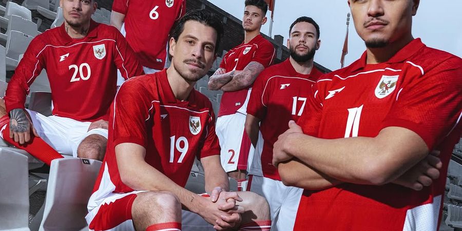 RESMI - Makin Garang, Ini Penampakan Jersey Timnas Indonesia Home Terbaru