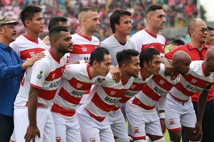 Skuat Madura United pada musim 2019.