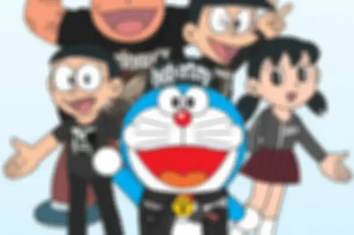 Ilustrasi Seringai x Doraemon
