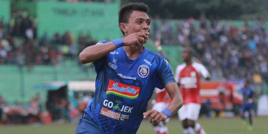 Dedik Cedera, Arema FC Ungguli Bhayangkara FC di Babak Pertama