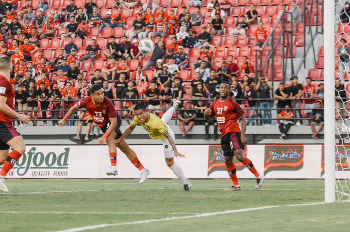 Suasana pertandingan Bali United vs Kaya FC pada laga pamungkas Grup G Piala AFC 2022.