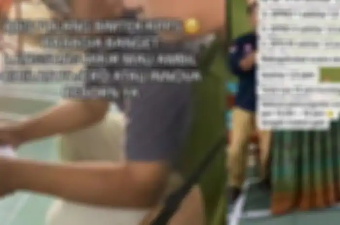 Viral unggahan soal KPPS di TikTok.  