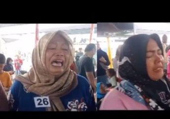 Bikin Ngabrut, Viral Video Emak-emak di Tegal Totalitas Ikutan Lomba Menangis, Netizen: Lagi pada Bayangin Kelakuan Suaminya