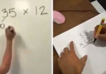 Viral Video Hitung Cepat 35 x 12 Versi Asia dan Amerika, Mana yang Lebih Cepat dan Efektif?