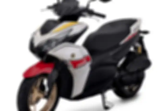 Yamaha Aerox 155 World GP 60th Anniversary livery