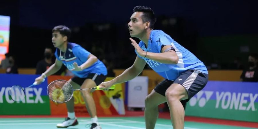 Indonesia Masters 2022 - Dapat Dukungan Penuh Penonton, Rahmat/Pramudya Berpeluang Raih Gelar Kedua