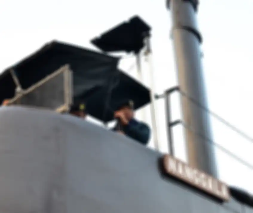 Bagian kapal selam KRI Nanggala-402.
