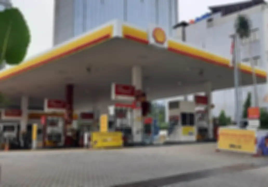 Foto ilustrasi SPBU Shell.