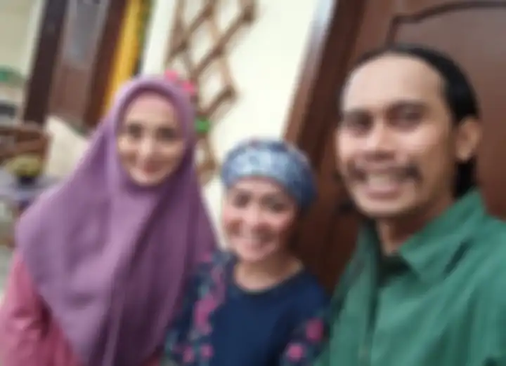 Munaroh syuting Sinetron Amanah Wali 4 