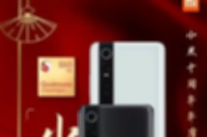 Poster Xiaomi Mi 10 memperlihatkan tampilan belakang dan tanggal perilisannya.