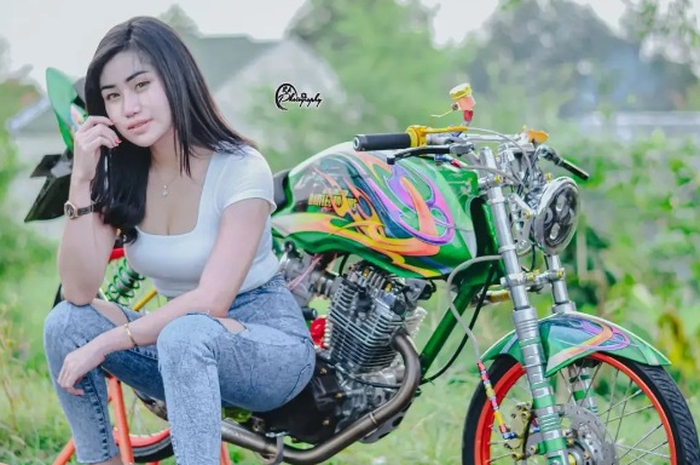Cara modifikasi motor yang aman dan bebas tilang polisi, melanggar pemotor bisa didenda Rp 24 juta (foto ilustrasi).
