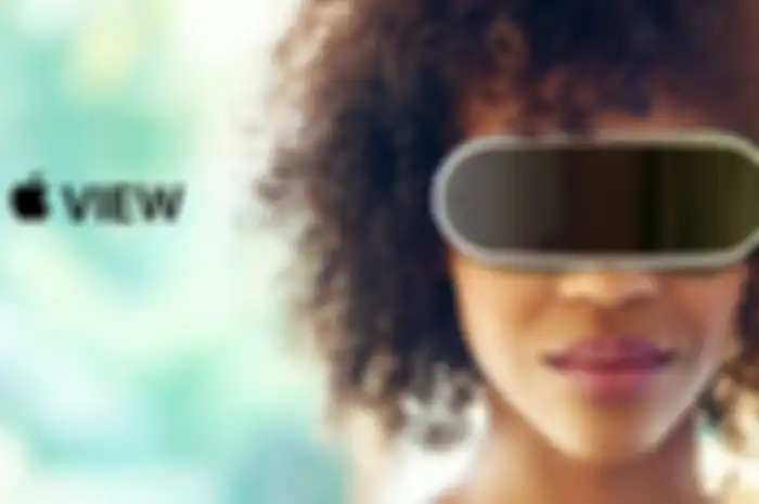 Ilustrasi Headset AR Apple