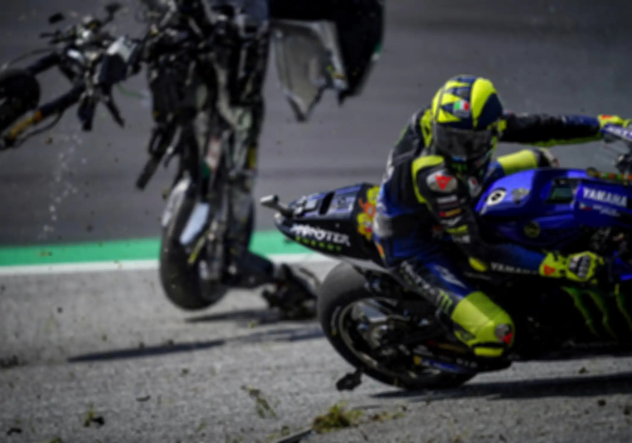 Nyaris tertimpa Motor Franco Morbidelli dan Johann Zarco di balapan MotoGP Austria 2020, Begini Perasaan Valentino Rossi