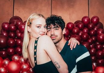 Bertabur Ribuan Manik-manik Kristal, Gaun Pengantin Sophie Turner Dibuat Selama 350 Jam