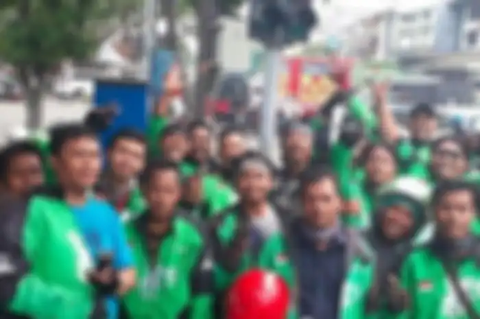 Ilustrasi ojek online (Go-Jek)