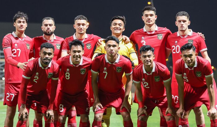 Skuad Timnas Indonesia di Piala Asia 2023.