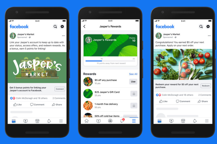 Tampilan Facebook Shop