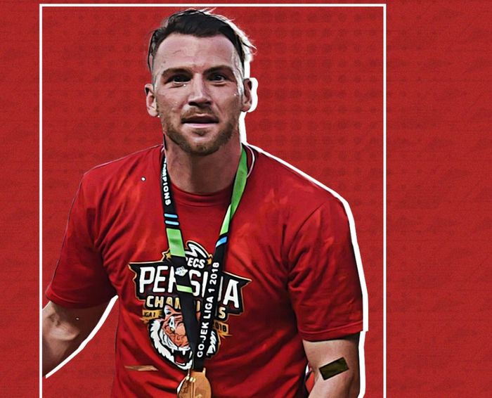 Marko Simic menjadi salah satu pemain Persija Jakarta yang melelang barang pribadi untuk donasi penanganan pandemi Covid-19. 