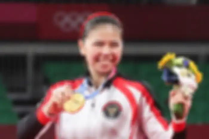 Greysia Polii berhasil menyumbang emas untuk Indonesia bersama Apriyani Rahayu.