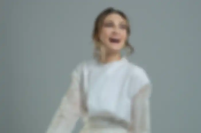 Luna Maya saat berkunjung ke Redaksi NOVA. 