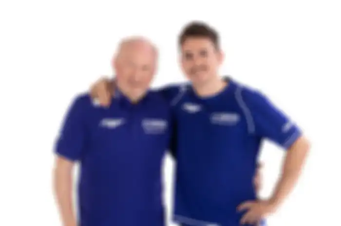 Jorge Lorenzo dan Silvano Galbusera (kiri) berduet menjadi tulang punggung tim tes Yamaha MotoGP di musim ini, blak-blakan saat diinterview MotoGP soal peran dan kehidupan pribadinya