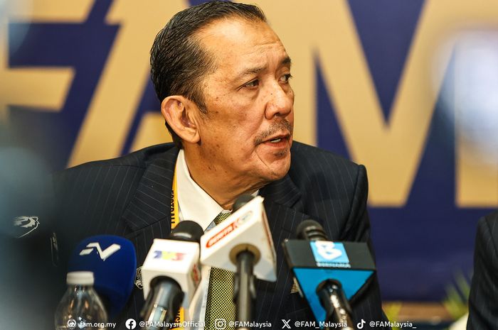 Presiden Federasi Sepak Bola Malaysia (FAM) Datuk Joehari Ayub.