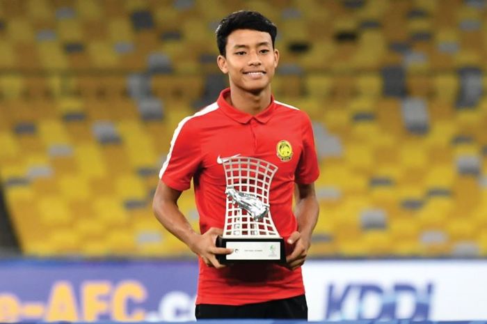 Pemain timnas U-16 Malaysia, Luqman Hakim Shamsudin.