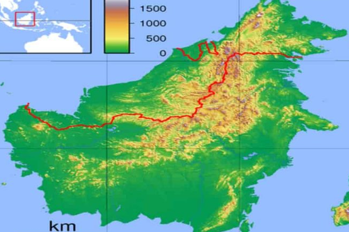 Pulau Kalimantan atau Borneo
