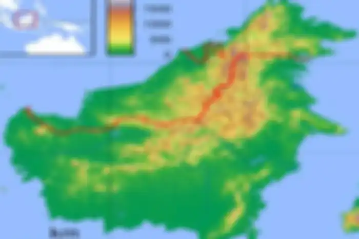 Pulau Kalimantan atau Borneo