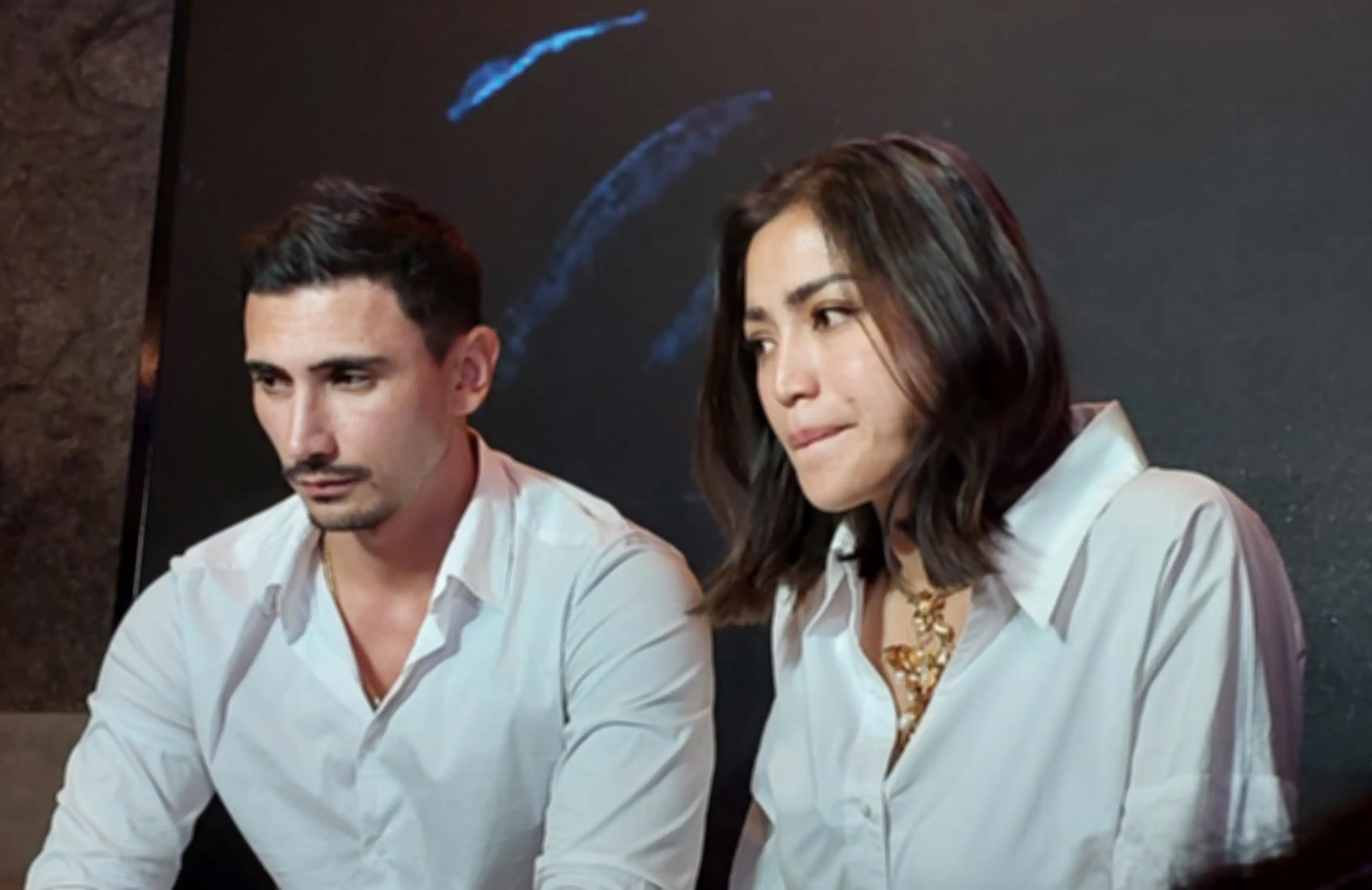 Jessica Iskandar dan Vincent Verhaag di kawasan Gunawarman, Jakarta Selatan, Selasa (4/4/2023).
