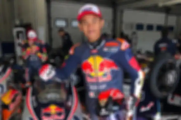 Mario S.A mulai melakukan tes Red Bull Rookies Cup 2019 di sirkuit Jerez, Spanyol (2/4)