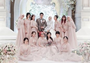 Ada Natasha Wilona Hingga Ziva Magnolya, Tengok Tampilan Berbagai Gaun Bridesmaid Ria Ricis yang Bisa Jadi Referensi Kamu!