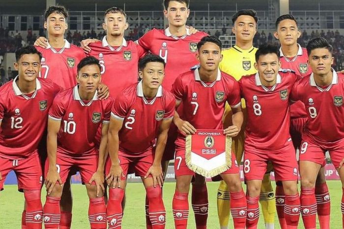 Skuad Timnas U-23 Indonesia.