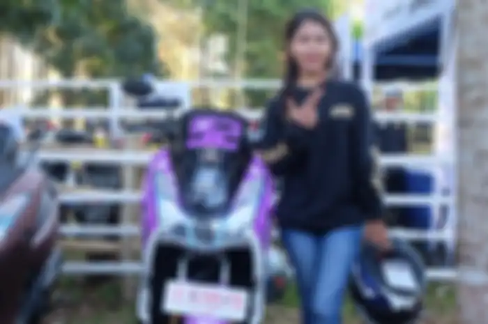 Andi Tenri, lady biker yang hobi turing