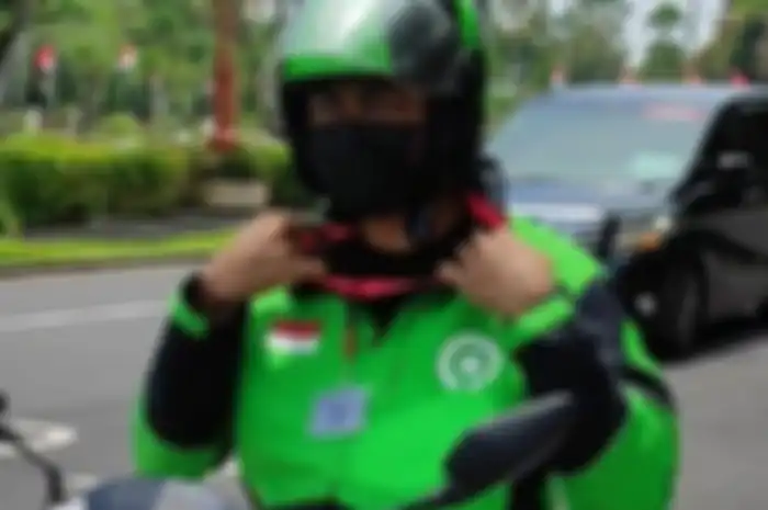 Ilustrasi driver ojol.
