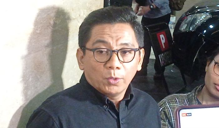 Sandy Arifin ditemui di Bareskrim, Mabes Polri, Jakarta Selatan, Selasa (3/10/2023).