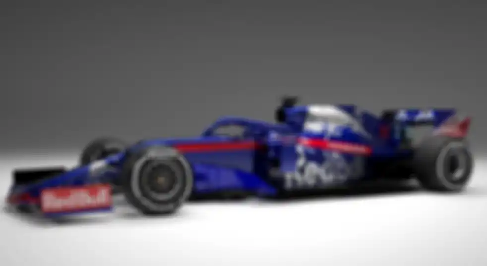 Tampang livery tim F1 Toro Rosso, lain di warnah merahnya saja dengan KTM Tech3