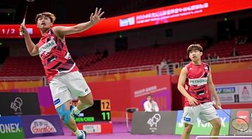 Pasangan ganda putra Malaysia, Kang Khai Xing dan Aaron Tai dirugikan wasit pada Malaysia Masters 2025.