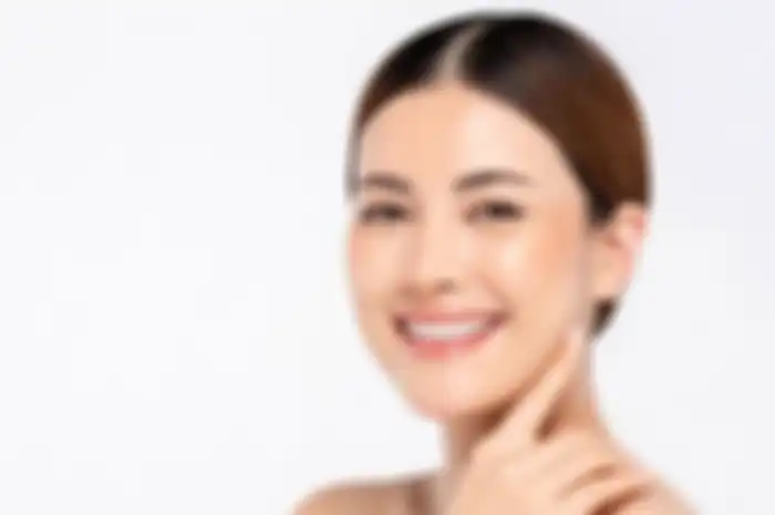 Ilustrasi wajah glowing