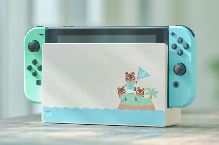 Detail Nintendo Switch edisi Animl Crossing