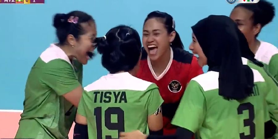 Hasil Voli SEA Games 2023 - Indonesia Maju ke Semifinal Usai Taklukkan Myanmar