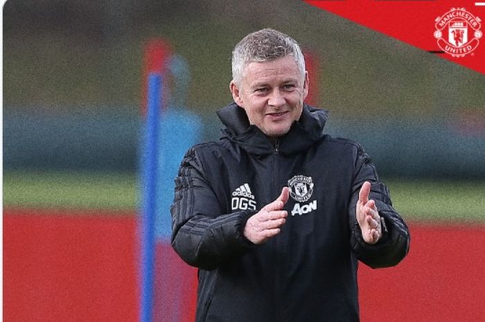 Pelatih Manchester United, Ole Gunnar Solskjaer.