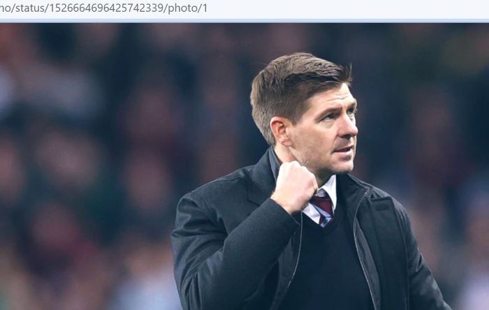 Pelatih Aston Villa, Steven Gerrard.