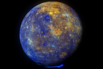 Planet Merkurius.