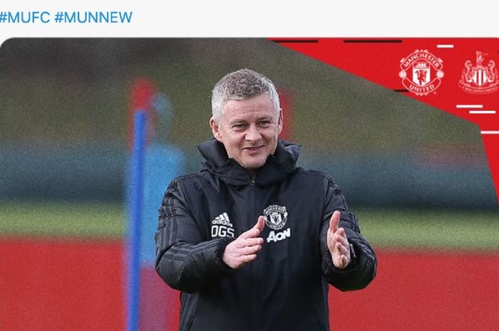 Pelatih Manchester United, Ole Gunnar Solskjaer.