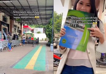 Beda dari yang Lain, Wanita Ini Justru Tampak Bahagia Usai Resmi Dapat Akta Cerai, Ditinggal sang Suami Gegara Mertua Ingin Punya Mantu Gelar Dokter