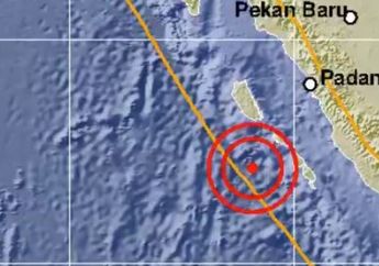 Gempa Bumi 6 M Guncang Kepulauan Mentawai, Getarannya Terasa Sampai di Padang hingga Kagetkan Warga Setempat