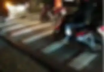 Bikers Wajib Waspada Garis Kejut di Jalan Raya Bogor KM 51, Seorang Pemotor Nyaris Kehilangan Nyawa
