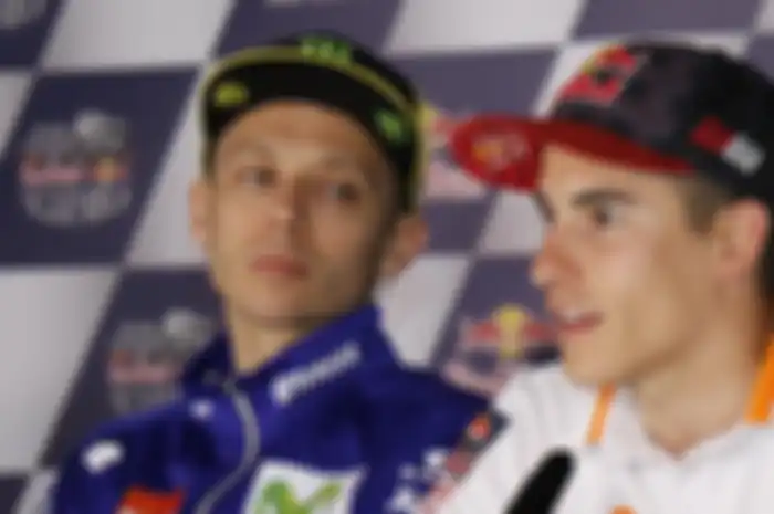 Valentino Rossi dan Marc Marquez