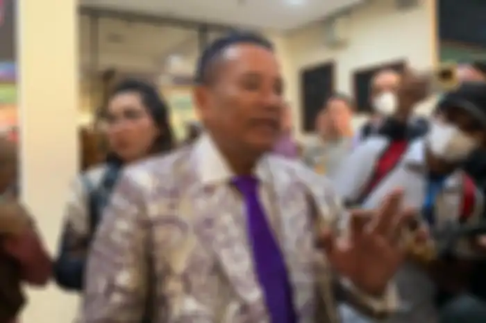 Hotman Paris di Polres Jakarta Utara, Selasa (20/9/2022).